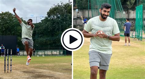 jasprit bumrah bowling practice